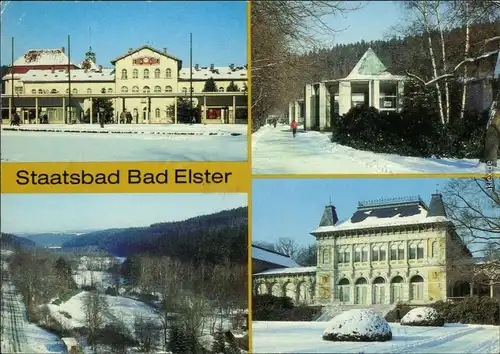 Bad Elster Badeplatz, Moritzquelle, Elstertal, Kurhaus 1987