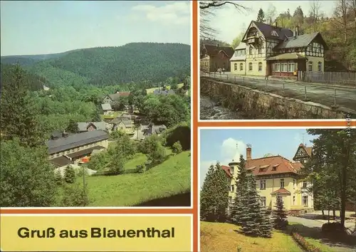 Blauenthal-Eibenstock Übersicht, Ferienheim "Forelle", OT Wolfersgrün  1988