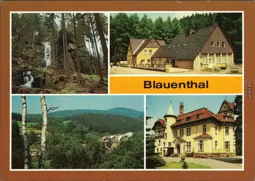 Blauenthal-Eibenstock Wasserfall, Ferienheim "Haus Zimmersacher",   1988