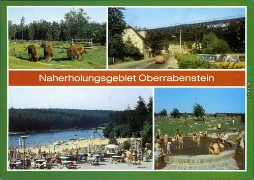 Rabenstein-Chemnitz Karl-Marx-Stadt Naherholungsgebiet Oberrabenstein 1986