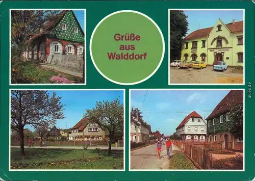 Walddorf Kottmar Umgebindehaus, Konsum-Gaststätte "Waldkretscham"  1985