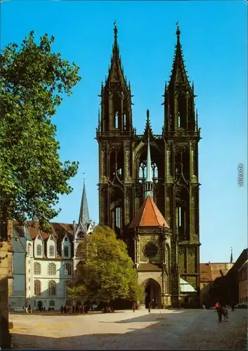 Meißen Dom: Westtürme Ansichtskarte xx v1990