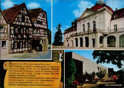 Marbach am Neckar Schillers-Geburtshaus, Schiller-  Fest- und Stadthalle 2000