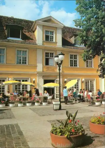 Potsdam Café "Babett", Klement-Gottwald-Straße Ansichtskarte  1980