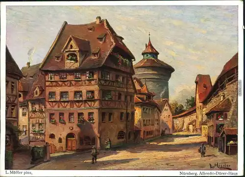 Nürnberg Albrecht-Dürer-Haus  Ludwig Mößler Rothenburg o.d.T. 1940