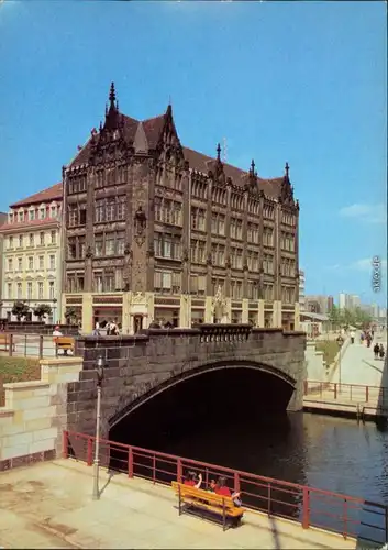 Berlin Gertraudenbrücke Ansichtskarte 1983