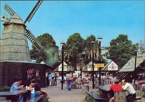 Köpenick-Berlin Mecklenburger Dorf, Windmühle, Imbiss 1981