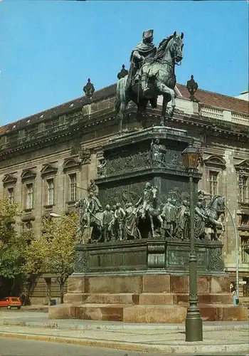 Berlin Reiterstandbild Friedrich II. - Unter den Linden xxx 1986
