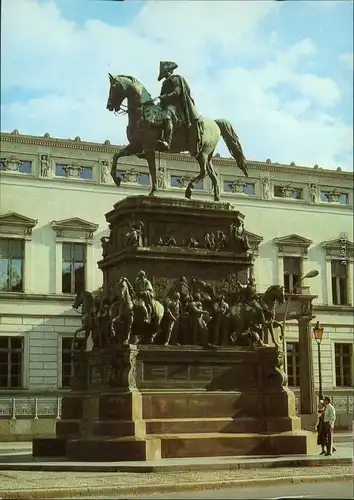 Berlin Reiterstandbild Friedrich II. - Unter den Linden 1986