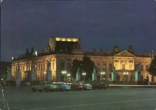 Berlin Museum für Deutsche Geschichte Internationales Handelszentrum Nacht 1985