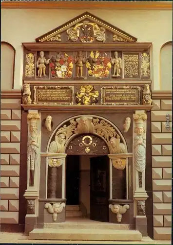 Gera Portal am Rathaus Ansichtskarte 1985