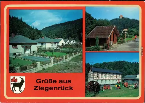 Ziegenrück Saale Eigenheimsiedlung,  Museum für Wasserkraftnutzung 1986