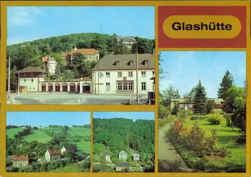Glashütte Ochsenkopf, Blick zum Folgenhang, Prießnitztal, Sternwarte 1984