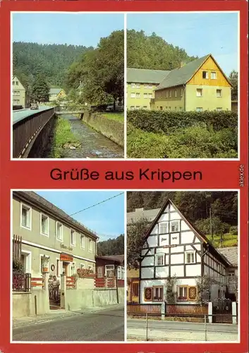 Krippen Bad Schandau Ferienheim des VEB Chemiekombinat, Gasthaus Zur Linde 1984