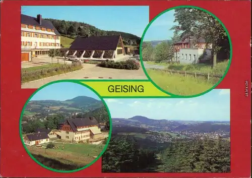 Geising Altenberg (Erzgebirge) Erholungsheim "Erich Weinert" des WBK   1983