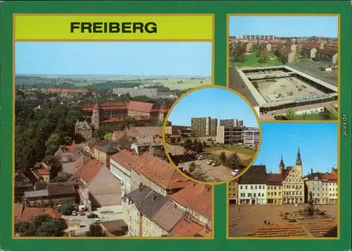 Freiberg (Sachsen Hochhäuser am Wasserberg, Nördliches Wasserberggebiet,  1985