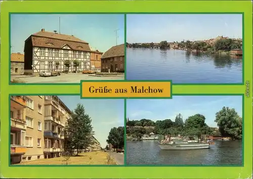 Malchow (Mecklenburg) Neubauten, Am Malchower See 1987