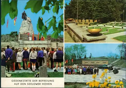 Seelow Gedenkstätte der Befreiung - verschiedene Ansichten mit Schulklassen 1976