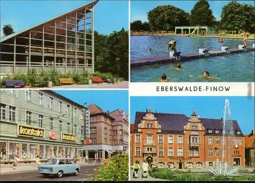 Finow Eberswalde Tierpark-Gaststätte  Kaufhaus Platz der Freundschaft 1975
