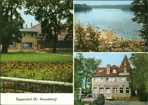 Eggersdorf  Schulungsheim  Bötzsee, Hotel und Gaststätte "Seeschloß" 1975