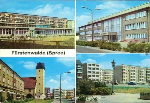 Fürstenwalde Kindergrippe - Kindergarten Nord Schwimmhalle, Mühlenstraße  1980