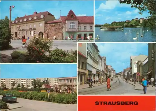 Strausberg Große Straße, Am Straussee, Kinderkrippe "Erich Weinert Straße 1981