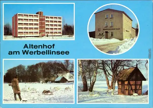 Altenhof Schorfheide Bettenhaus und FDGB-Erholungsheim "Märkischer Hof"  1980