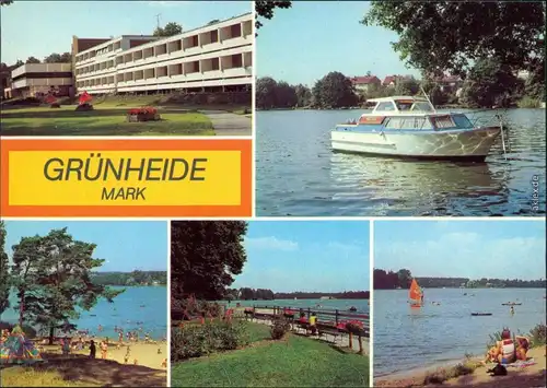 Grünheide (Mark) Erholungsheim am Werlsee, Am Peetzsee (3), Am Werlsee 1982