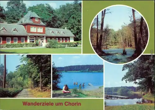 Chorin Jugendherberge, Plagefenn, Großer Heiliger See, Amtssee 1984/1982
