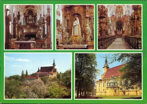 Neuzelle Orgel, Marienaltar, Altar, Blick zur Kirche, Außenansicht 1984