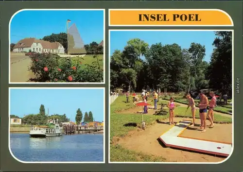 Poel Ortsteil Kirchdorf - Wismarsche   Schwarzer Busch, Minigolfanlage 1982