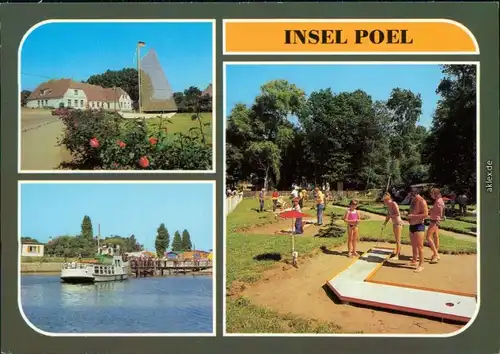 Poel Ortsteil Kirchdorf - Wismarsche Straße Timmendorf -   Minigolfanlage 1982