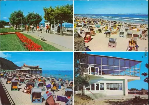 Baabe Göhren - Promenade, Binz - Strand, Sellin - Strand, Baabe - HOG  1979