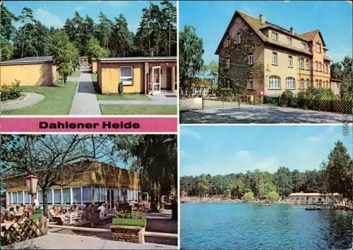 Dahlen Bungalows des FDGB-Heim Käthe-Kollwitz-Hütte, FDGB-Erholungsheim  1978