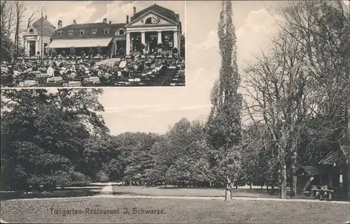 Kirchrode Hannover Tiergarten-Weinrestaurant J. Schwarze 1914