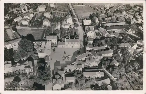 Västervik Gamleby från flygplan  Luftbild Ansichtskarte 1933