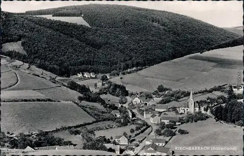 Kirchrarbach-Schmallenberg Panorama Blick Ansichtskarte 1965