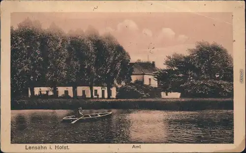 Lensahn Holstein Blick auf die Stadt - Amt b Eutin Ansichtskarte 1908