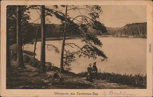 Schmöckwitz-Berlin Uferpartie am Zeuthener See 1918 
