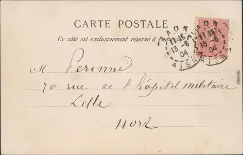 Laon Lycee de Laon - Refectoire des Moyens/Universität - Speisesaal 1904 