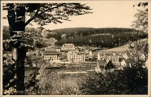 Rechenberg Bienenmühle Panorama-Ansicht Foto Ansichtskarte  1938