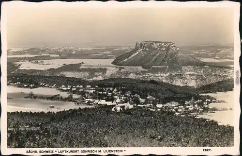 Gohrisch (Sächs. Schweiz) Gohrisch und Lilienstein im Winter 1934 