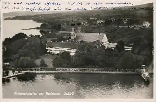 Luftbild Ansichtskarte Friedrichshafen Schloss 1929