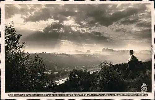 Postelwitz-Bad Schandau  Schrammsteine Bergsteiger 1935 Walter Hahn:920