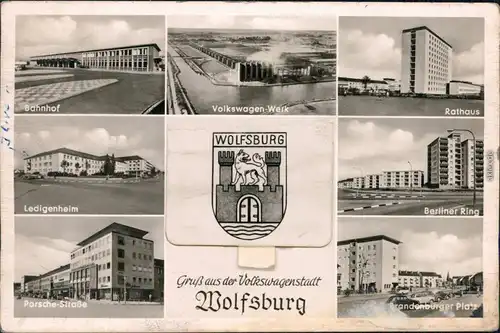 Wolfsburg Bahnhof, Volkswagen-Werk Berliner Ring, Porsche-Straße 1951