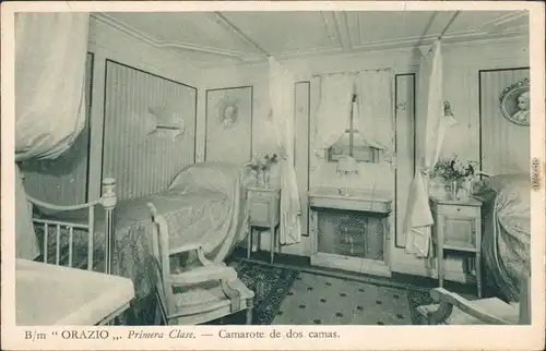 Bergamo "Orazio" - Primera Clase - Camarote de dos camas/Hotel   1930