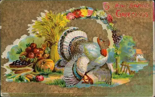  Thanksgiving Greetings: Truthan Goldrand 1908 Goldrand