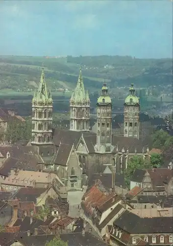 Naumburg (Saale) Blick zum Dom Ansichtskarte 1986