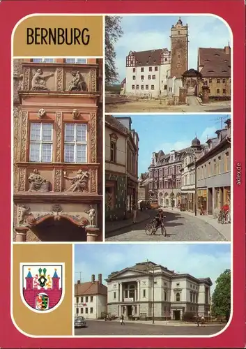 Bernburg (Saale)  Thälmann-Straße, Carl-Maria-von-Weber-Theater 1986