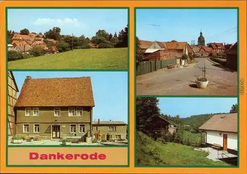 Dankerode Teilansicht, Rat der Gemeinde und Post Bungalowsiedlung 1987